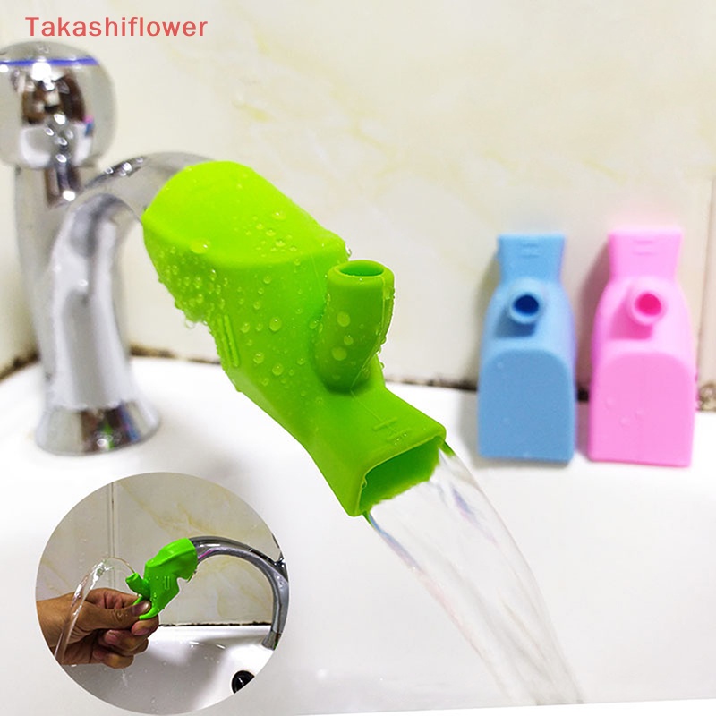 Dụng Cụ Nối Dài Vòi Nước Bằng Silicone Đàn Hồi Cao Cho Bé