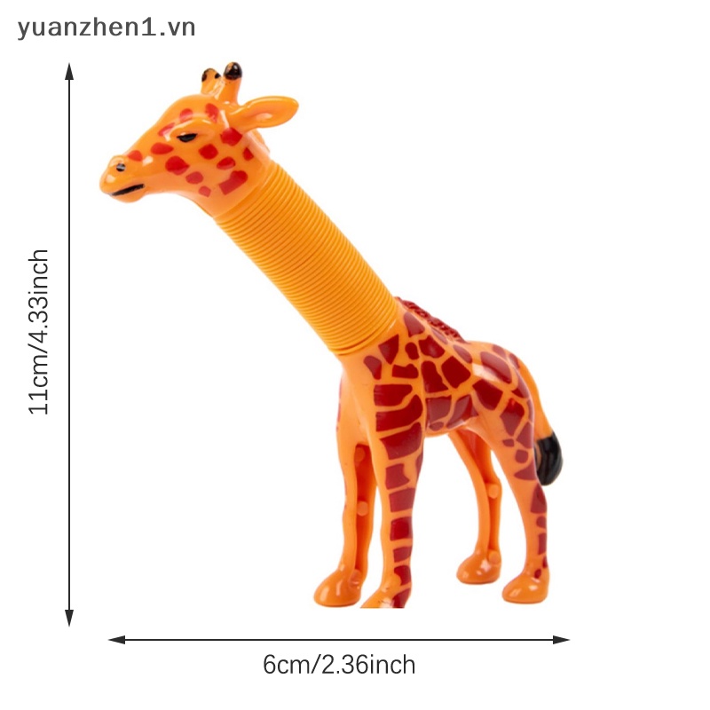 Đồ Chơi Xếp Hình Hươu Cao Cổ Ống Dẫn Đèn LED Có Thể Thay Đổi Màu Sắc