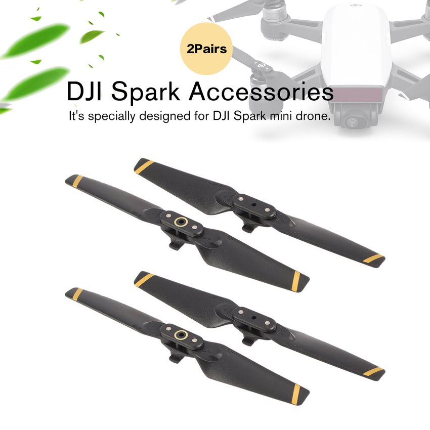 2 Pairs Foldable CW CCW Propellers Replacement Blade Props for DJI Spark Drone