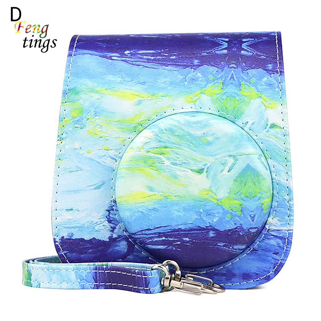 Túi Đeo Vai Đựng Máy Ảnh Kỹ Thuật Số Mini Instax Mini 11 Chống Bụi Chống Thấm Nước Phong Cách Retro