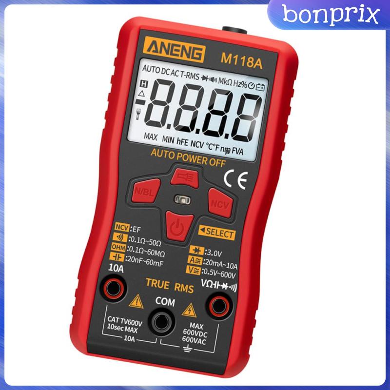 Đồng Hồ Vạn Năng Kỹ Thuật Số Tự Động Đếm 4000 Bước DMM / Ohm / Vôn Kế