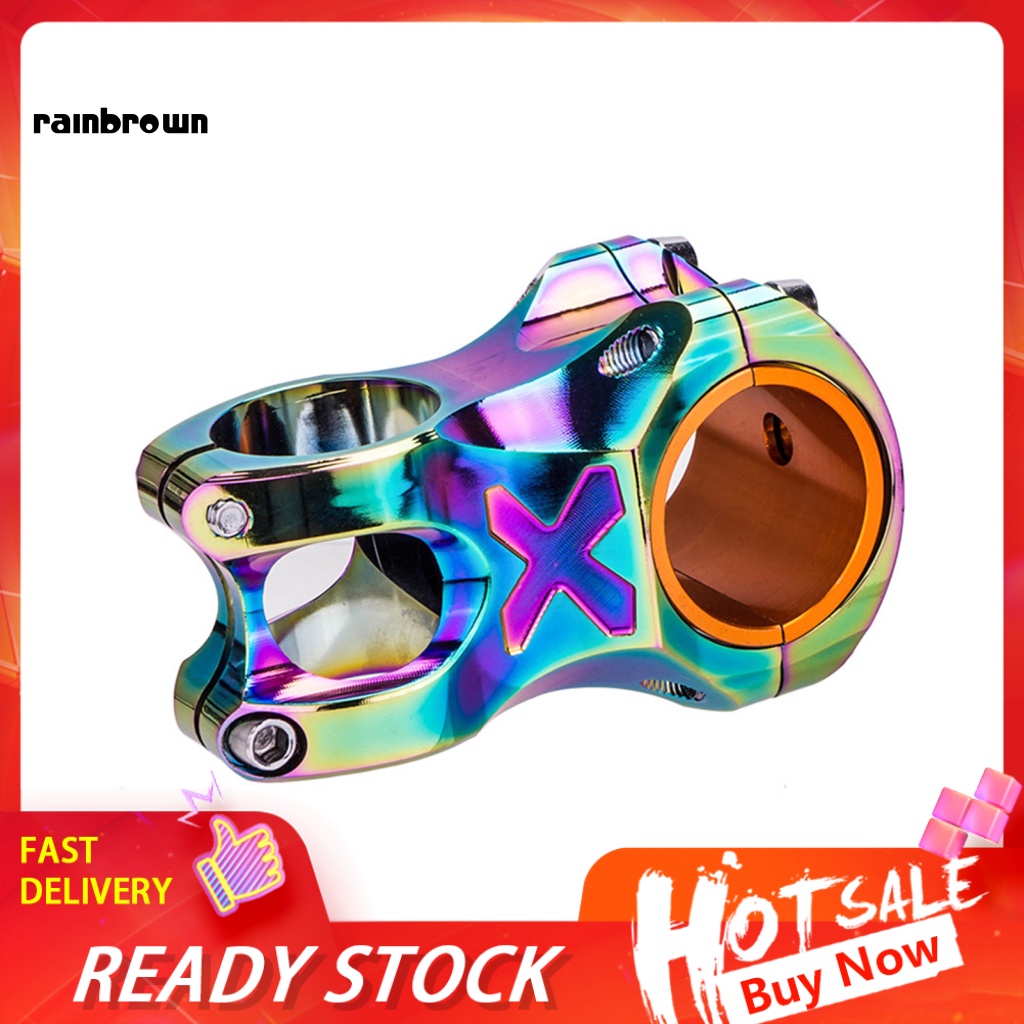 &lt; Rainbrown &gt; Tay Cầm Ngắn Không Phai Màu Chống Ăn Mòn Lắp Đặt Dễ Dàng Cho Xe Đạp Leo Núi