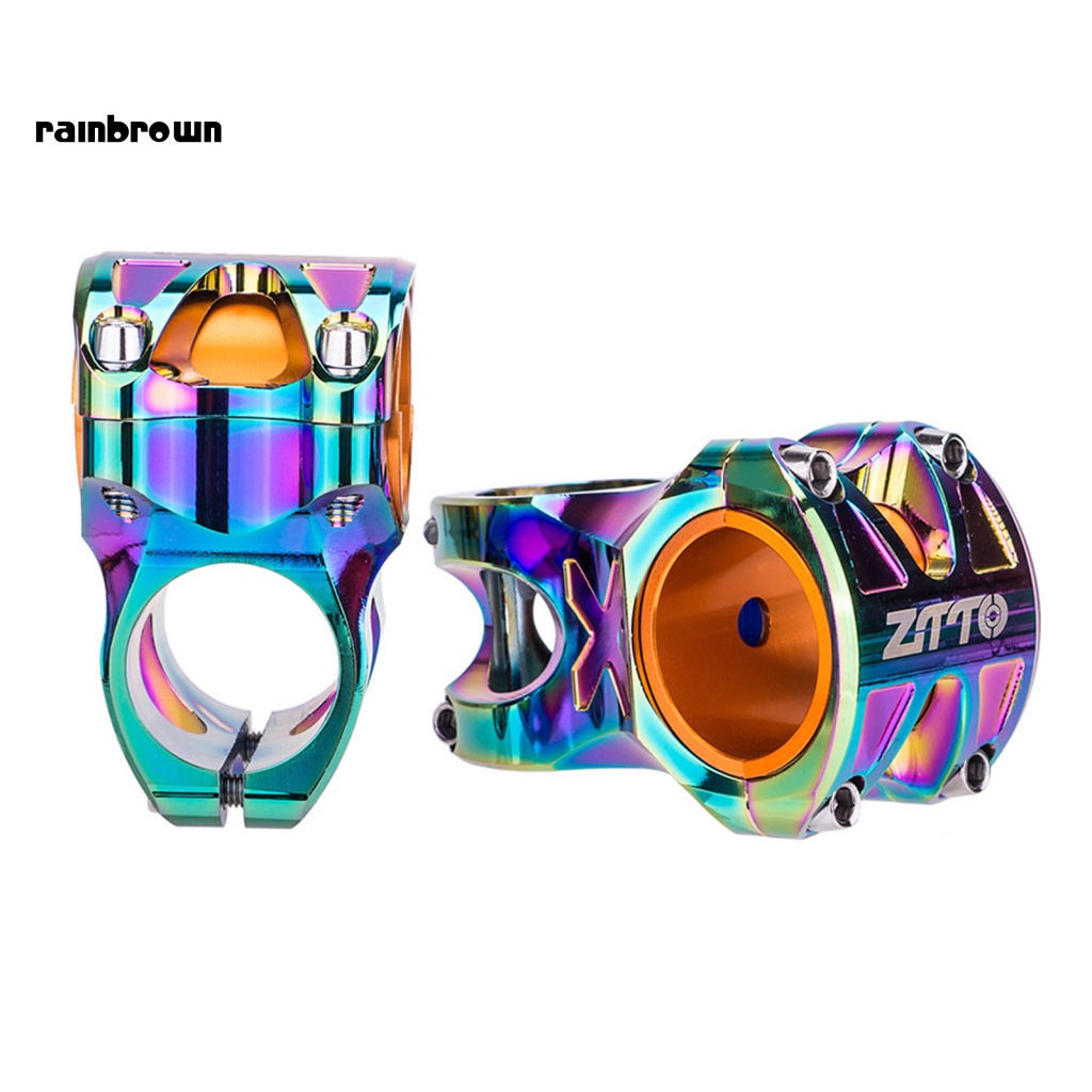 &lt; Rainbrown &gt; Tay Cầm Ngắn Không Phai Màu Chống Ăn Mòn Lắp Đặt Dễ Dàng Cho Xe Đạp Leo Núi