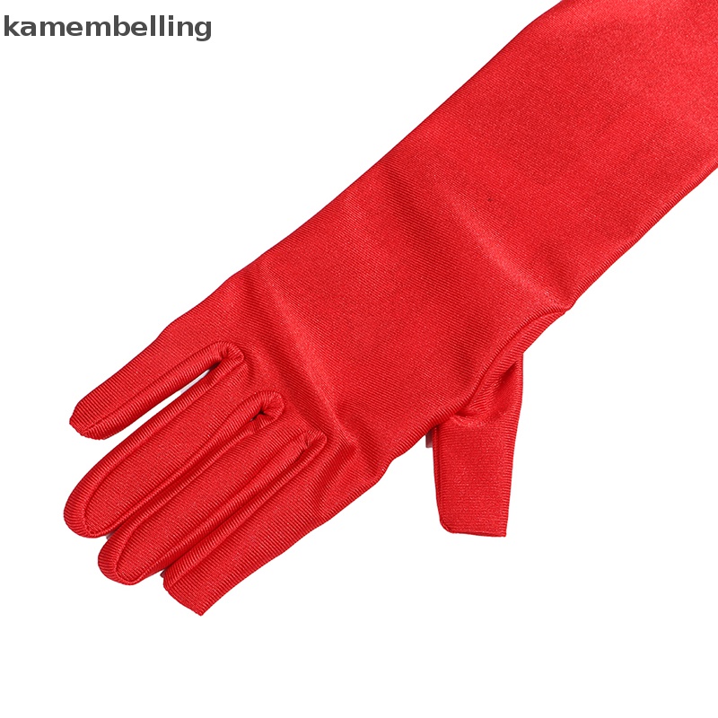 1 Đôi Găng Tay Dài Hở Ngón Màu Sắc Thời Trang