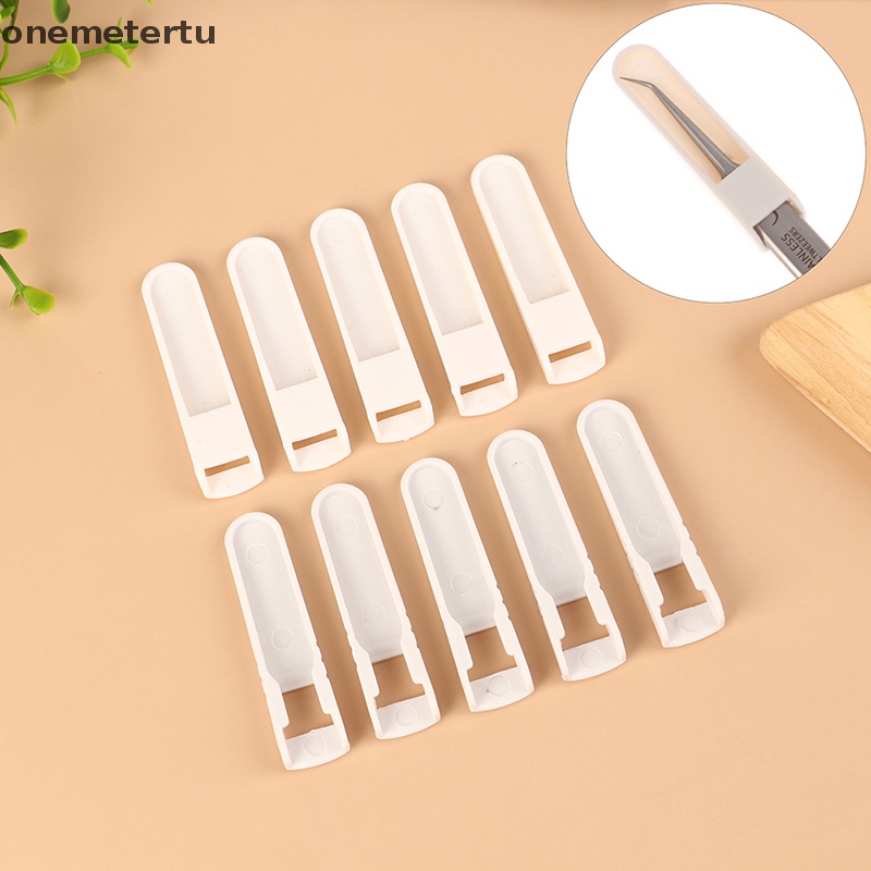 Onemetertu Set 10 Vỏ Bọc Đầu Lông Mi Giả Bằng ABS Chống Rơi