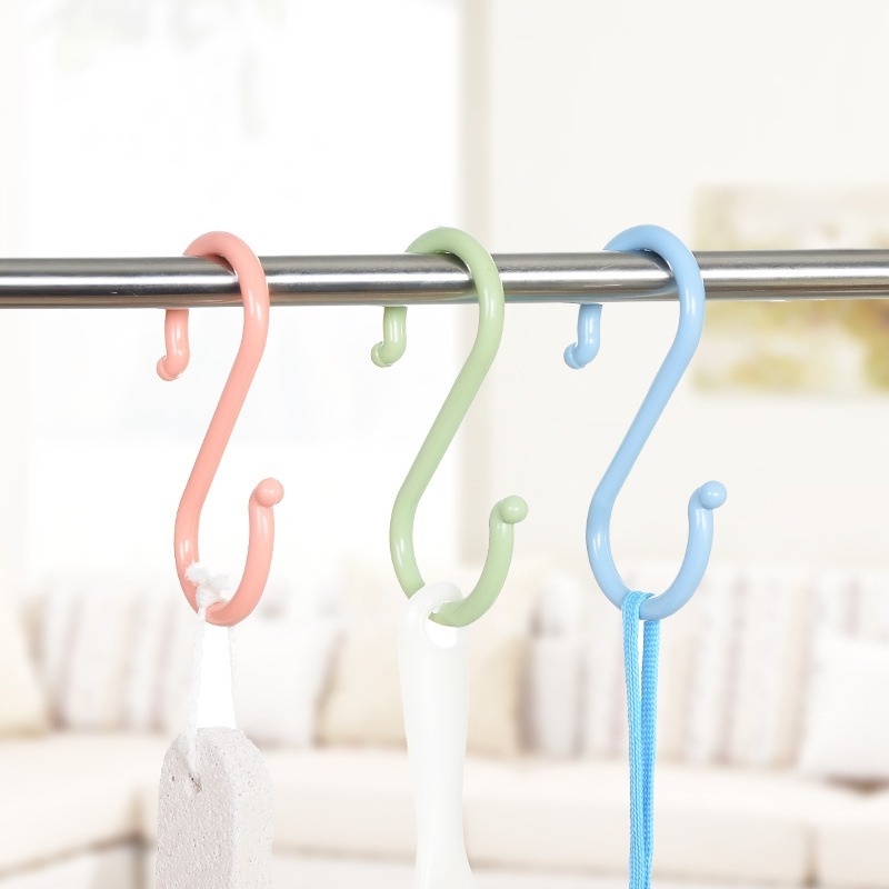 Set 8 Móc Treo Đồ Hình Chữ S Đa Năng