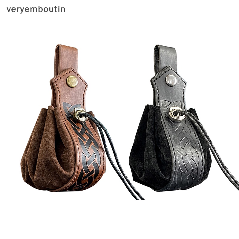 Túi Dây Rút Đựng Tiền Xu Celtic Viking Hóa Trang Cho Nam Và Nữ