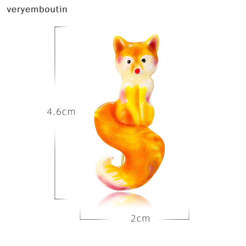 1 Ghim Cài Áo Hình Cáo Đơn Giản Thời Trang Cho Nữ