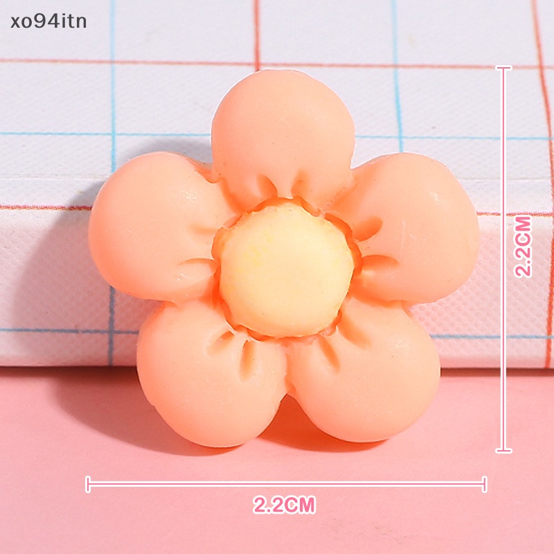 Set 10 Kẹp Tóc Hình Hoa Hướng Dương Có Nam Châm Hít Tủ Lạnh / Điện Thoại