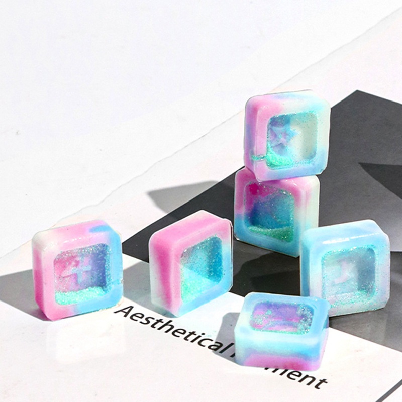 Khuôn Silicone Tạo Hình Làm Móc Khóa Hình Chữ Cái Mini DIY