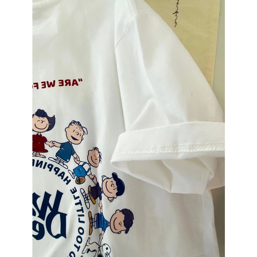 DIDIKA Áo Thun Cotton Tay Ngắn Dáng Rộng Thoáng Khí In Họa Tiết Hoạt Hình Dễ Thương Thời Trang Cho Nữ