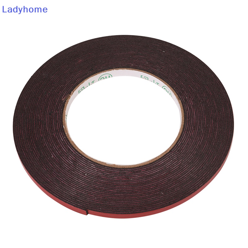 Cuộn Băng Keo Hai Mặt 10M Siêu Dính Màu Đỏ