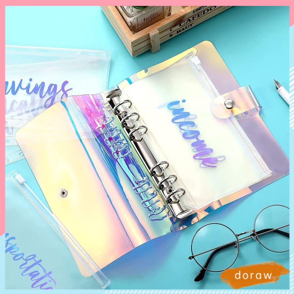 Set 12 Túi Đựng Tài Liệu Khổ A6 / A7 Chống Thấm Nước Tiện Dụng