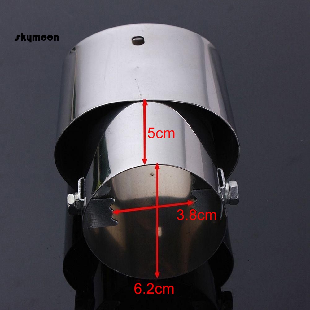 Ống Xả Khí Thải Thẳng Tròn Bằng Inox Chuyên Dụng Cho Xe Hơi