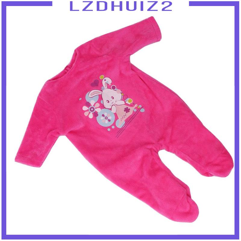 Áo Liền Quần Bằng Vải Bông Đáng Yêu Cho Búp Bê 18inch