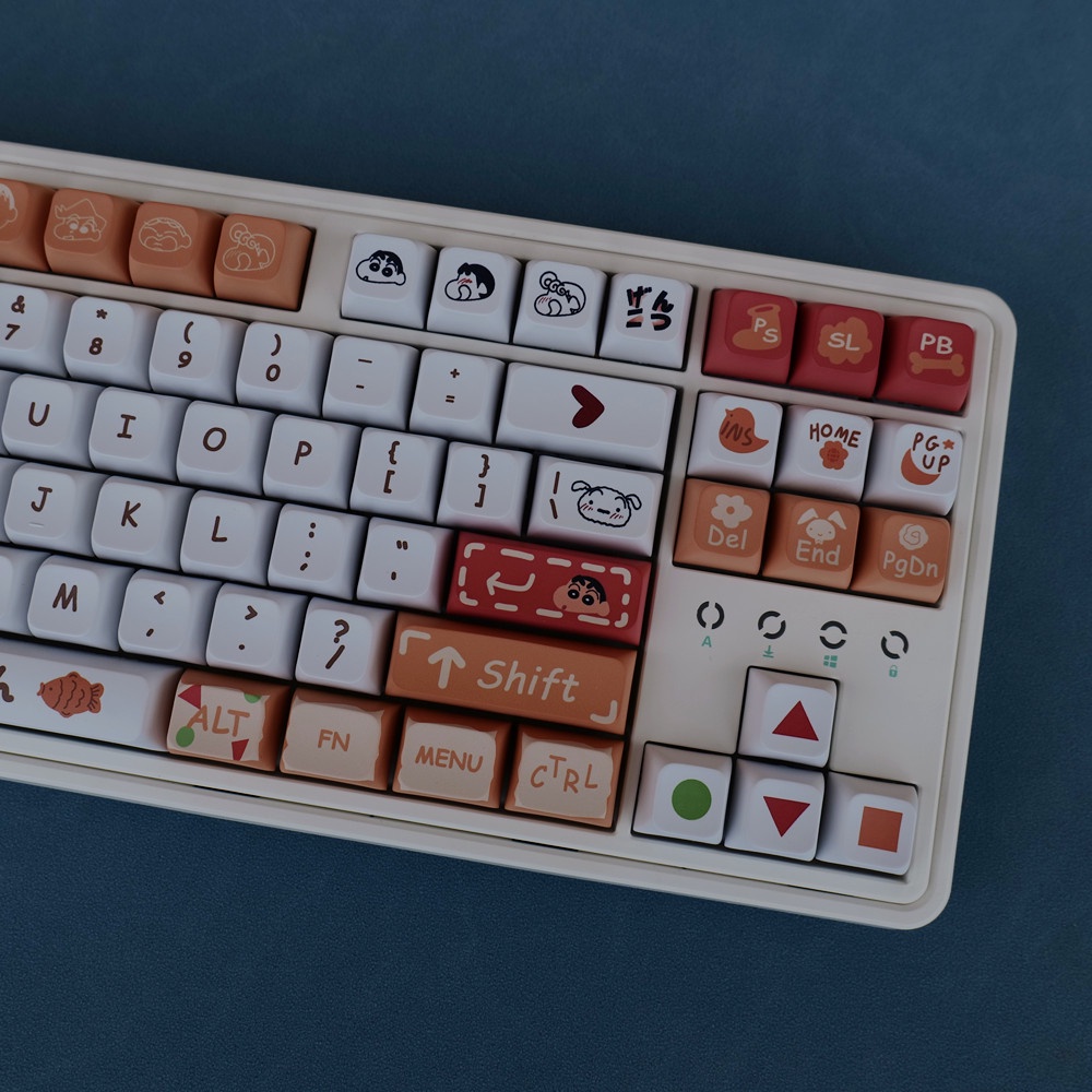 Crayon Shin-chan Keycaps XDA Profile Anime PBT Dye Sub Bàn Phím Cơ Keycap