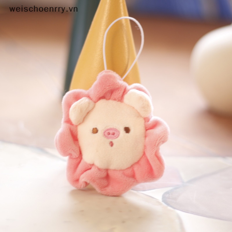 Móc Khóa Hình Heo Nhồi Bông Mềm Mại Đáng Yêu