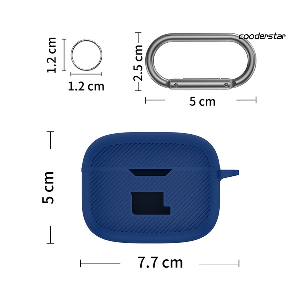 Vỏ Bảo Vệ Hộp Sạc Tai Nghe Bluetooth JBL Tune 230NC Bằng Silicon Chống Sốc / Trầy / Bụi Bẩn / Mòn