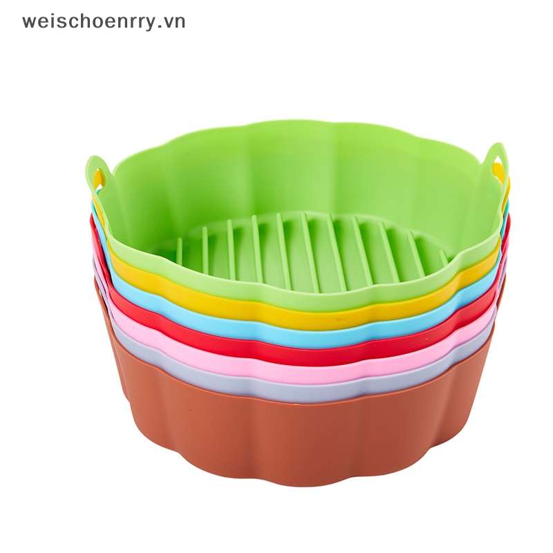 1 Chảo Chiên Không Dầu Bằng Silicon Chống Dính 6.5inch Có Thể Tái Sử Dụng