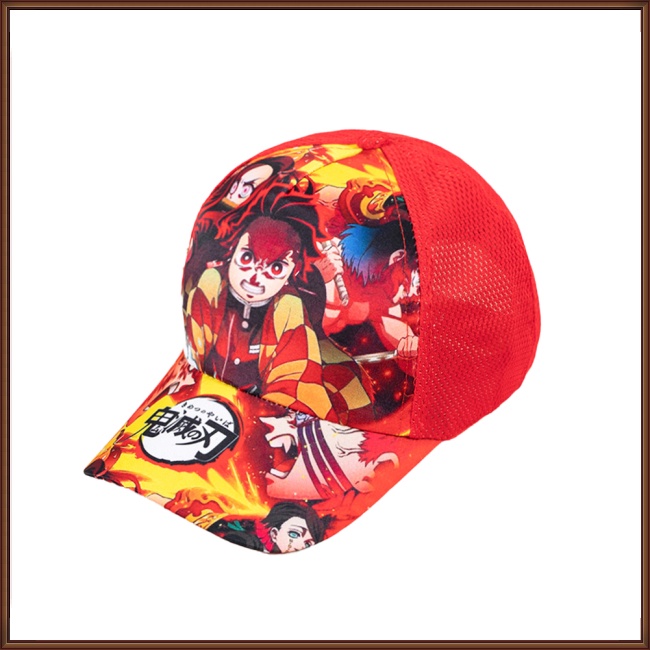 Mũ Lưỡi Trai Phối Lưới Thoáng Khí Họa Tiết Hoạt Hình Dễ Thương Cho Bé Từ 2-8 Tuổi