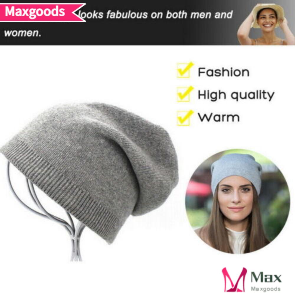 Mũ Len Dệt Kim Mỏng Màu Trơn Giữ Ấm Mùa Đông Màu Sắc Đơn Giản Dành Cho Nam Và Nữ