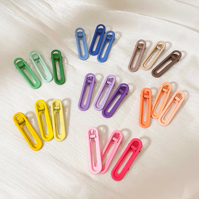 Kẹp Tóc Mỏ Vịt Màu Kẹo Ngọt Thiết Kế Mới Cho Nữ