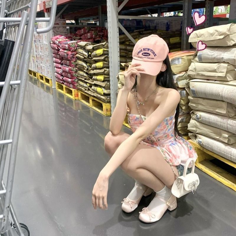 Cozok Áo Sát Nách In Hoa Kiểu vintage Quyến Rũ Thời Trang
