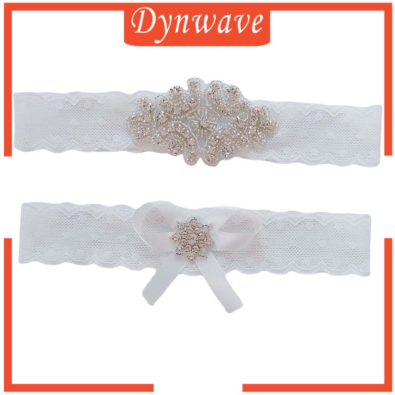 Set 2 Đai Nịt Bít Tất Mềm Mại Co Giãn Dùng Hóa Trang Cô Dâu Trong Tiệc Cưới