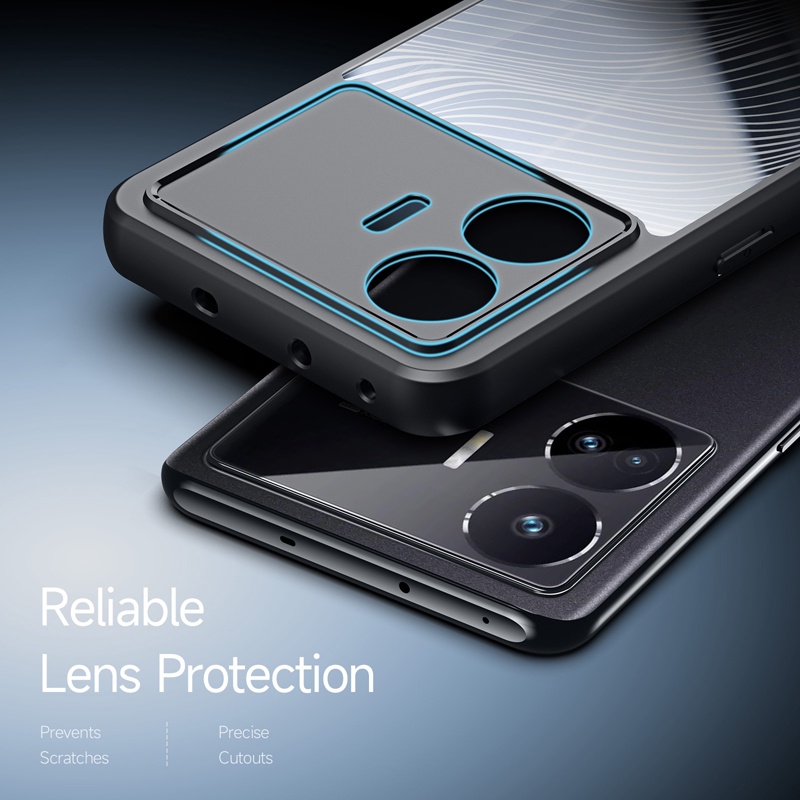 Ốp Điện Thoại TPU + PC Bề Mặt Nhám Chống Bám Vân Tay Cho Realme GT Neo5 SE