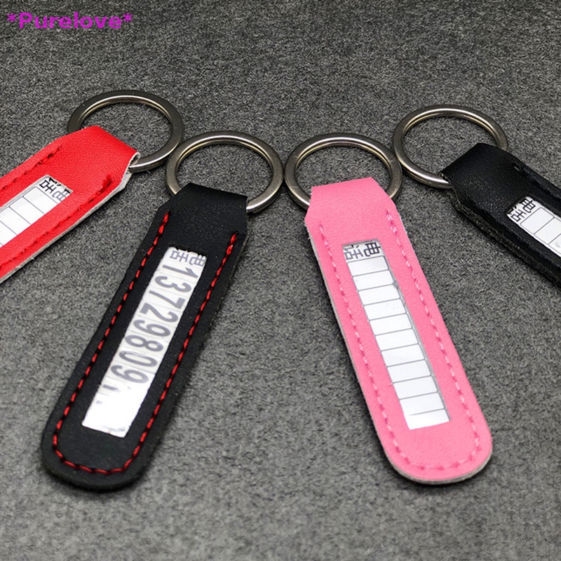 1 Móc Khóa Số Điện Thoại Chống Thất Lạc Tiện Dụng Mới