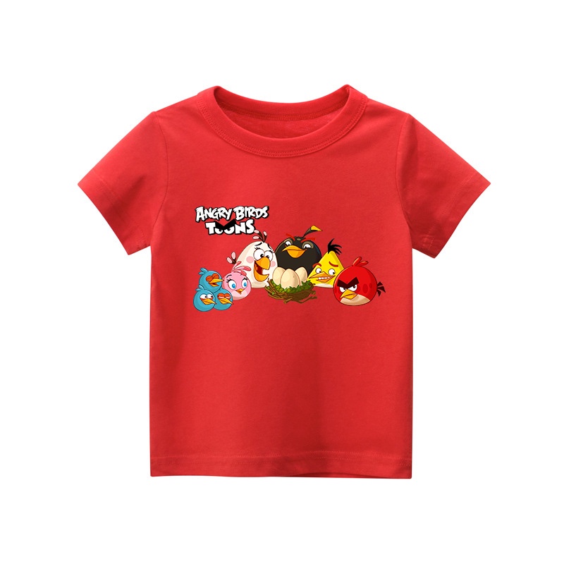 Áo thun trẻ em ANGRY BRIDS 4 , 8 màu áo, đầy đủ size có big size, MÀU KHÁC NHẮN TIN SHOP