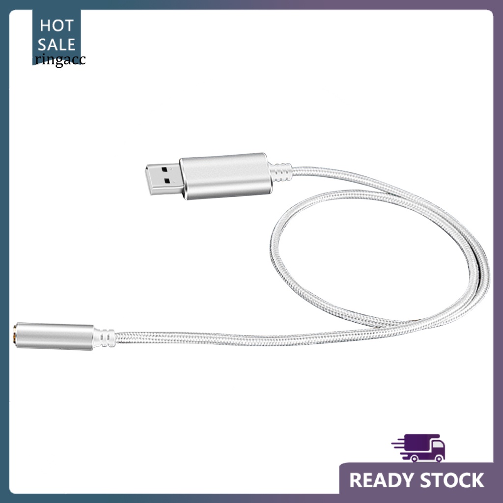 Thẻ Âm Thanh RGA Cổng USB Gắn Tai Nghe / Micro Chuyên Dụng Cho Máy Tính