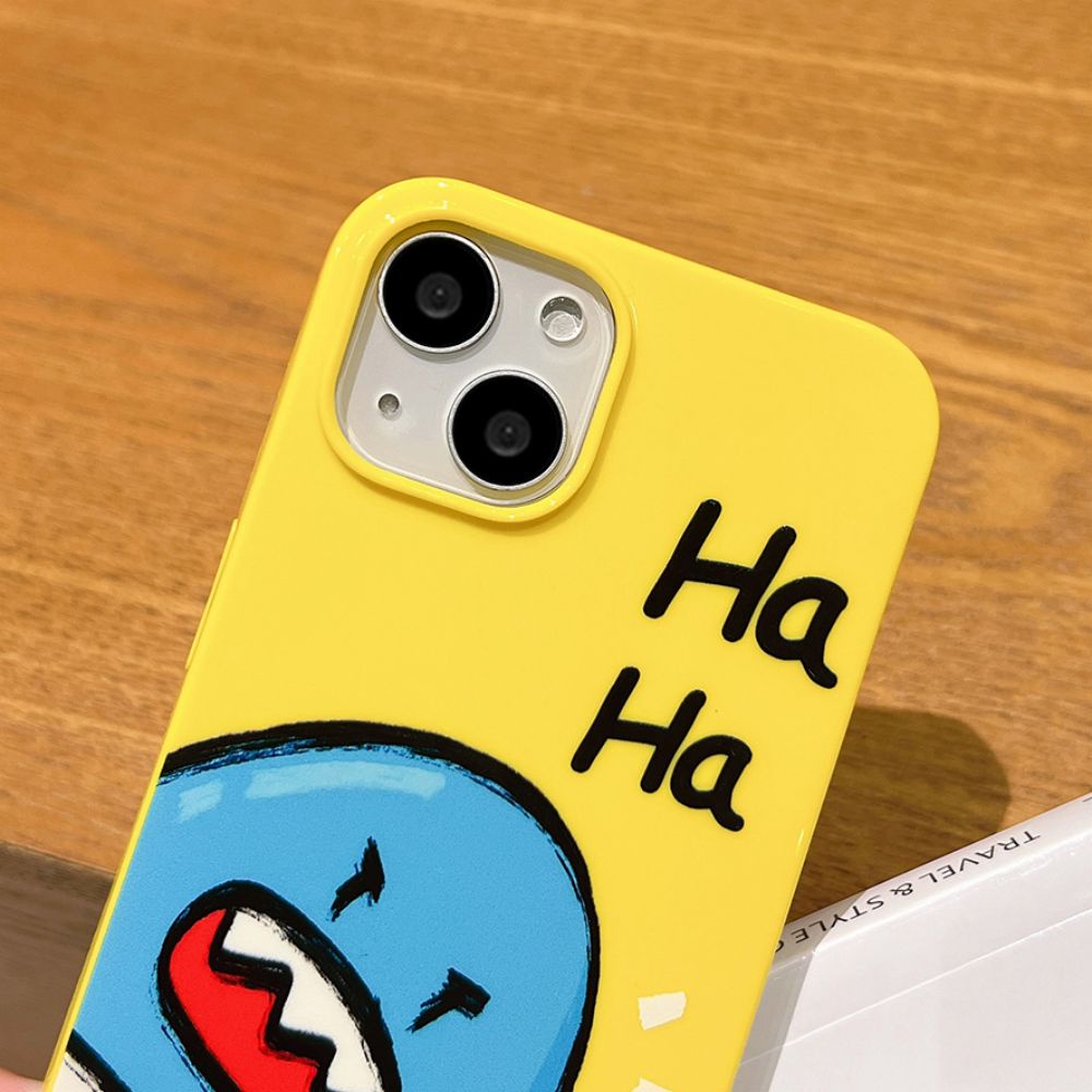 Ốp Điện Thoại TPU Mềm Chống Sốc In Hình Cá Mập Vui Nhộn Cho IPhone 11 14 13 12 Pro Max XR X 7 8 Plus