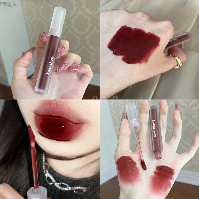 Son Bóng Hình Lục Giác Kakashow Son Bóng Mờ Nhung