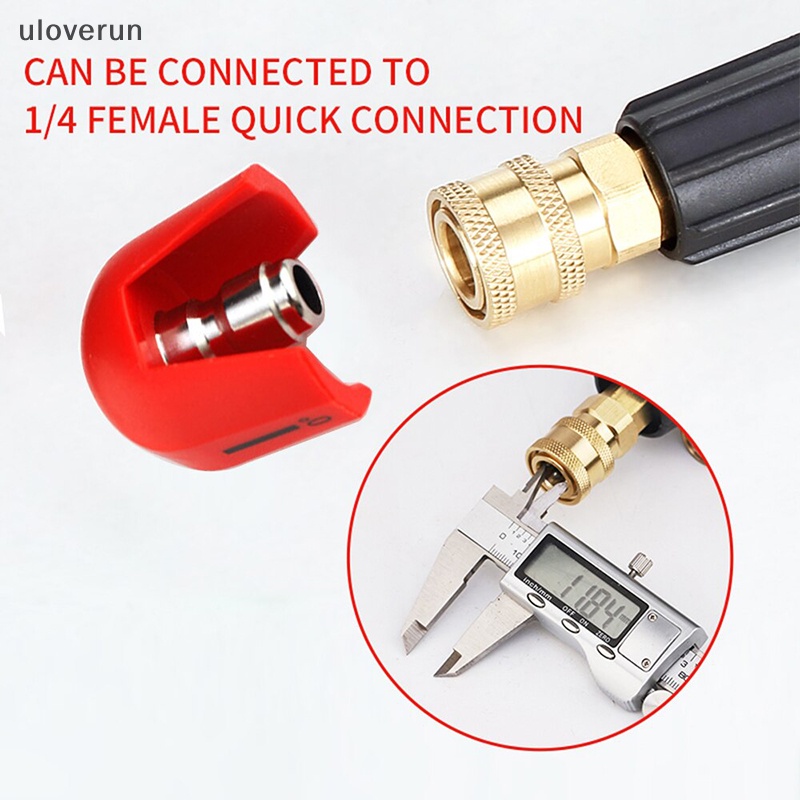 Đầu Vòi Phun Nước Áp Suất Cao 1 / 4 &quot;Inch Fitg Ren 0 15 25 40 Độ Bằng Thép Không Gỉ