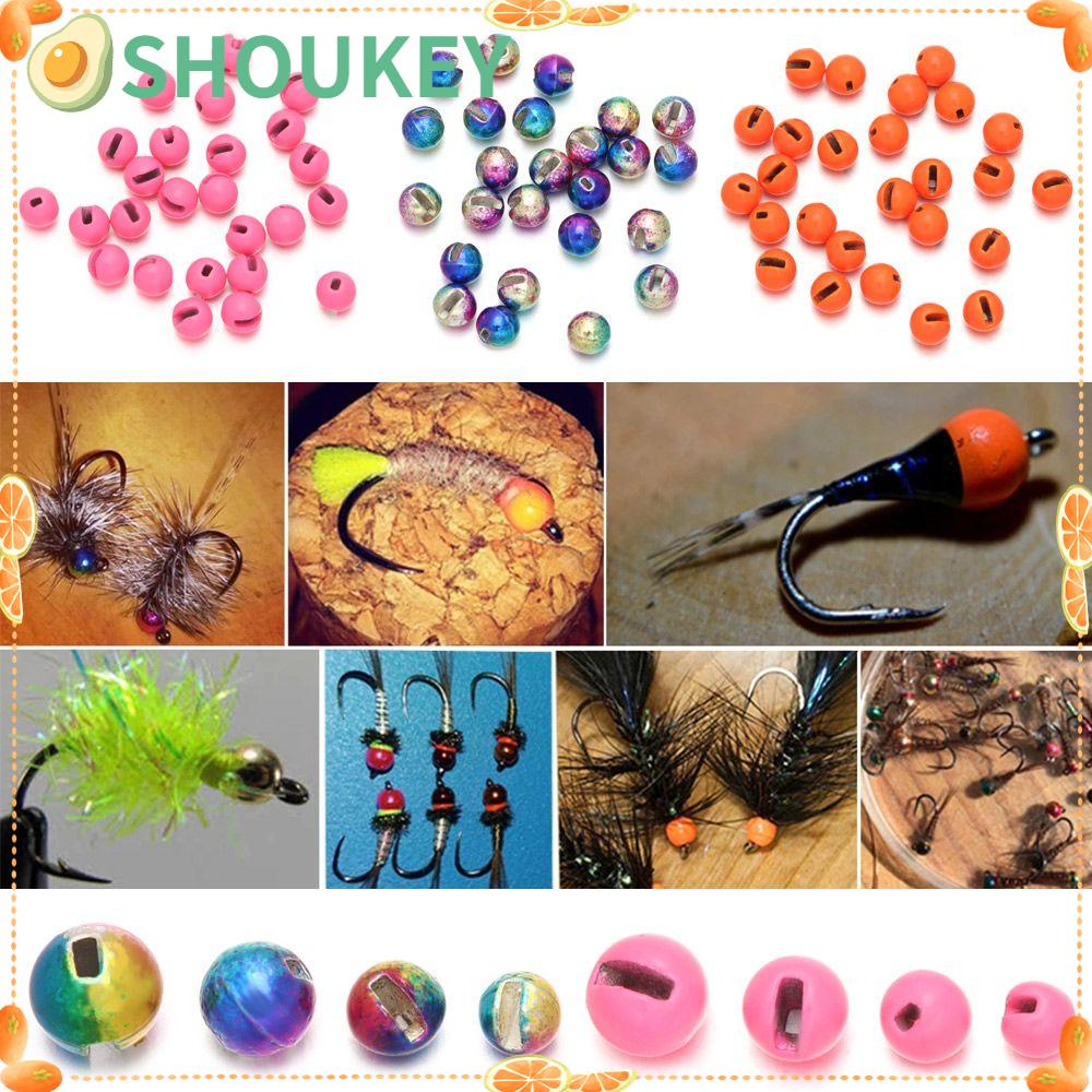 Set 25 Hạt Xâu Chuỗi Làm Mồi Câu Cá 2.5mm / 3.0mm / 3.5mm / 4.0mm