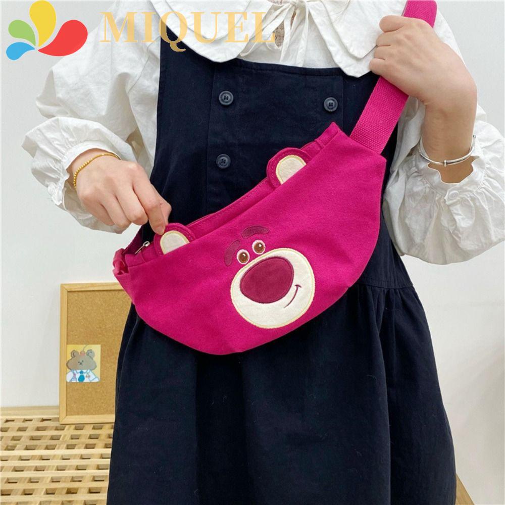 Túi Đeo Chéo Ngực Đựng Tiền Xu Họa Tiết Hoạt Hình Dễ Thương Cho Nữ