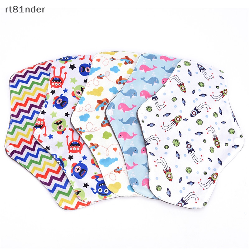 Rt Đệm Vệ Sinh Kinh Nguyệt Bằng Vải Cotton Tre Có Thể Giặt Sạch Tái Sử Dụng Cho Mẹ