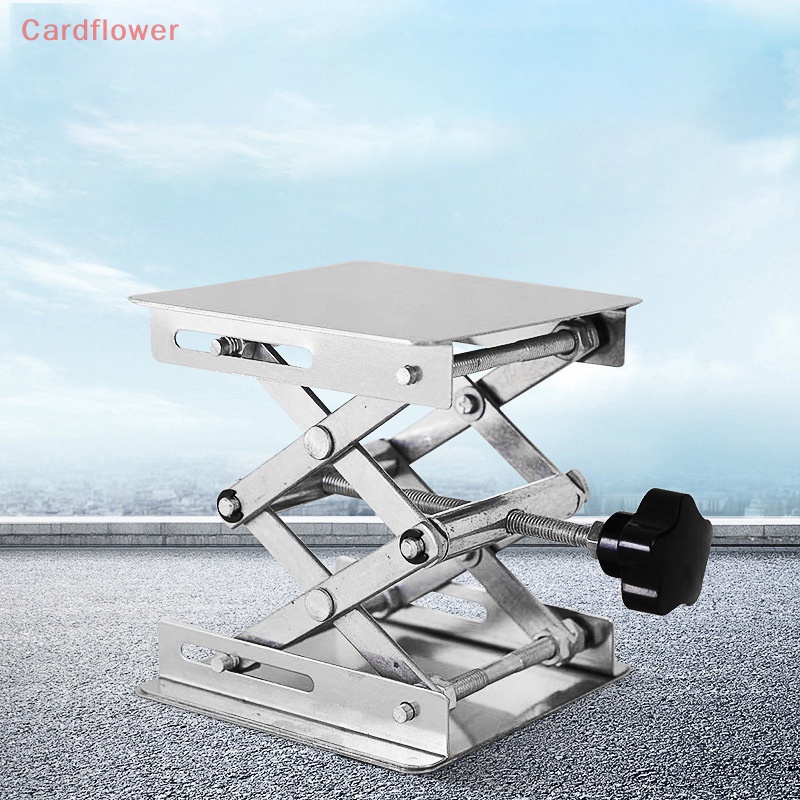 < Cardflower > Giá Đỡ Bộ Định Tuyến Bằng Nhôm Khắc Gỗ Để Bàn Phòng Thí Nghiệm Lifg Mới