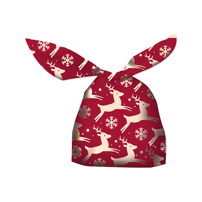 Set 50 Túi Đựng Bánh Quy Hình Tai Thỏ Xinh Xắn