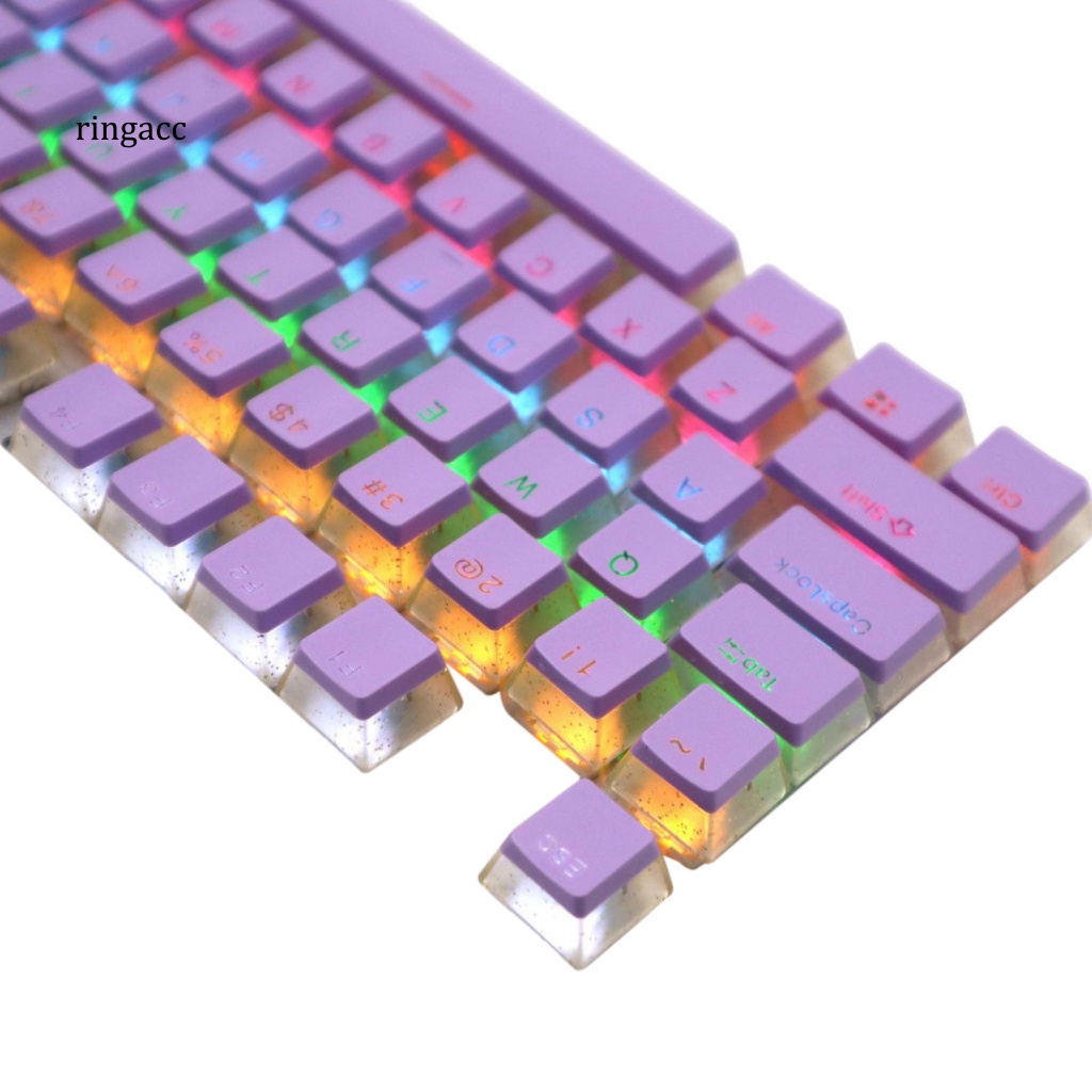 Nắp Bàn Phím Cơ 61 / 87 / 98 / 104 Thiết Kế Trong Suốt Lấp Lánh Tiện Dụng