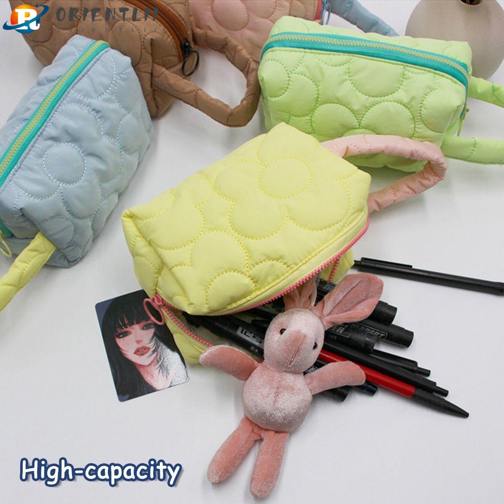 Túi Đựng Bút Bằng Vải Canvas Dễ Thương Sức Chứa Lớn