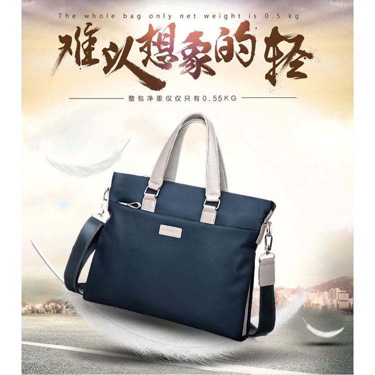 Túi Đeo Chéo Vải Oxford Phong Cách Doanh Nhân Sang Trọng Cho Nam