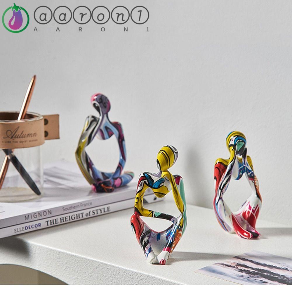 Aaron1 Phụ Kiện Trang Trí Nội Thất Để Bàn Họa Tiết Graffiti Nhiều Màu Sắc Chất Lượng Cao