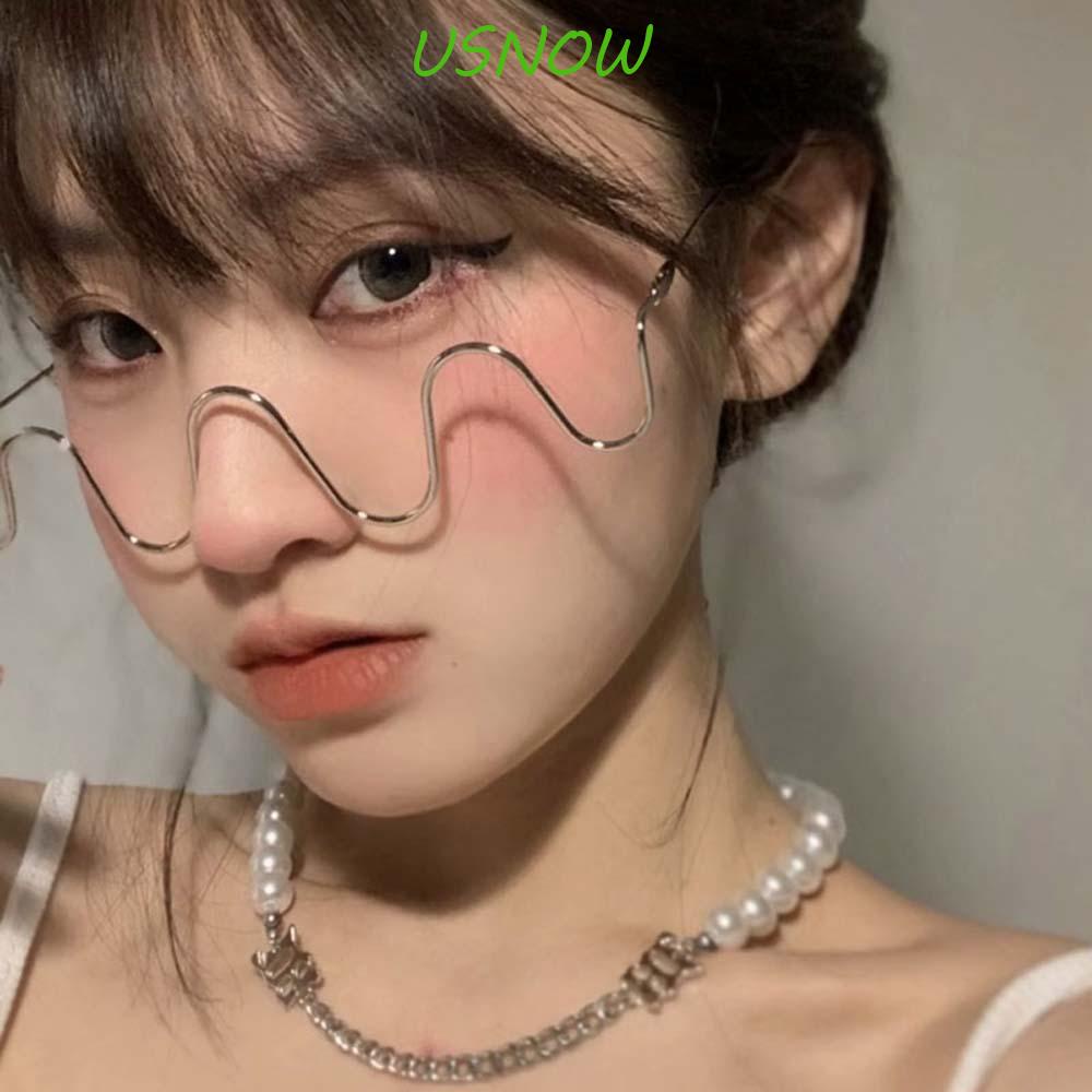 Kính Không Gọng Kim Loại Thời Trang Dành Cho Nữ