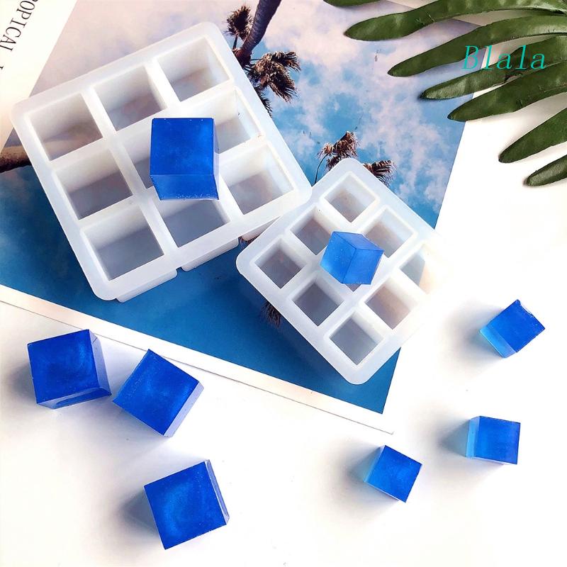 Khuôn Silicone Hình Khối Nhỏ Làm Trang Sức Thủ Công DIY