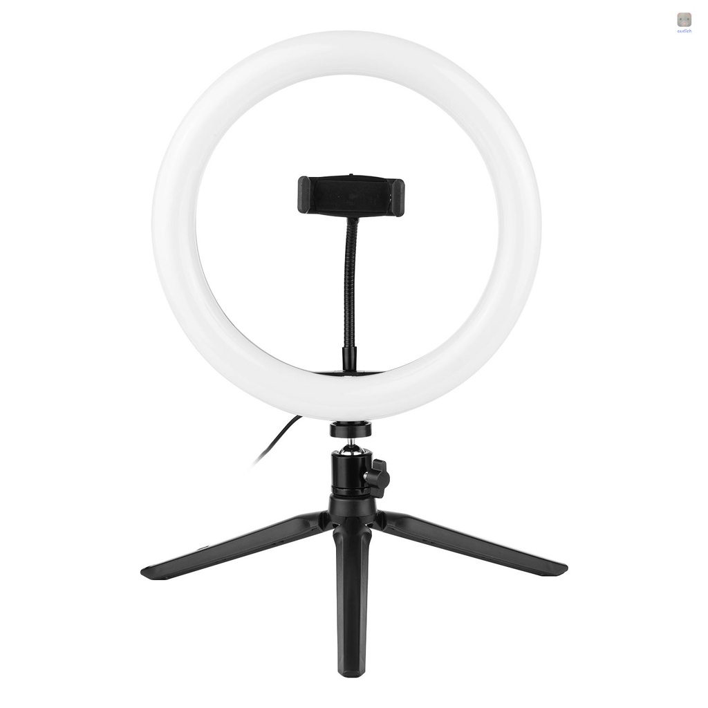 Andoer Bộ Dụng Cụ Trực Tuyến Với Giá Đỡ Ba Chân Đầu Bi 10inch Và Đèn LED Mini Kèm Giá Đỡ Điện Thoại