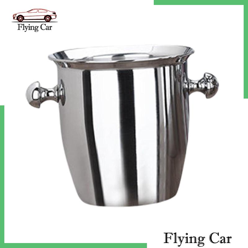 Xô Đựng Đá Bằng Thép Không Gỉ Lzdjfmy2 Di Động Tiện Dụng Cho Tiệc Nướng