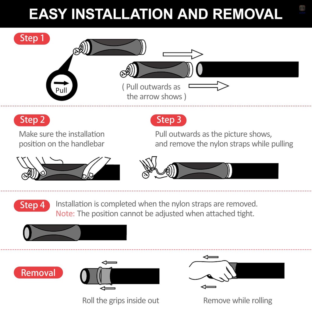 Vỏ Bọc Tay Lái Xe Đạp Bằng Silica Gel Mềm Chống Trượt