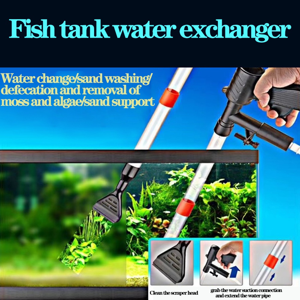 Máy Hút Bụi Vệ Sinh Bể Cá 6 Trong 1